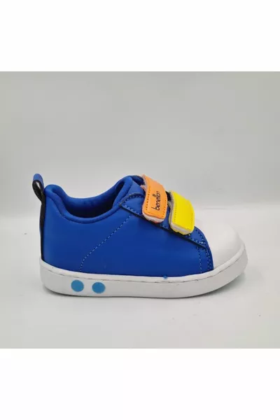 Benetton  Saks Blue Boys' First Step Sneaker Sneakers