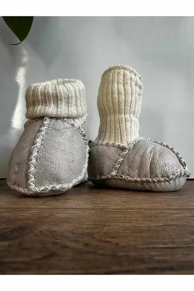 البازار ٪ جوارب أطفال من جلد الخروف ، بندول ، الخطوة الأولى