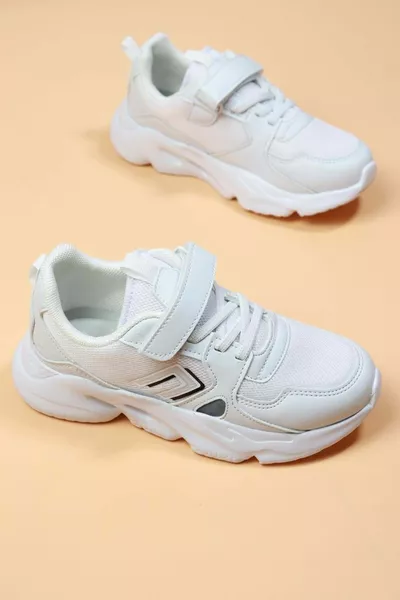 Cool Tokyo Full Orthopädische Unisex Kinder Turnschuhe WEISS