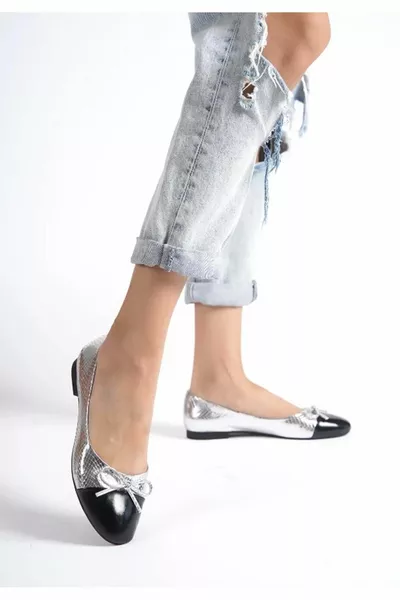Kocamanlar New Clollection Ballerines Femme ARGENT