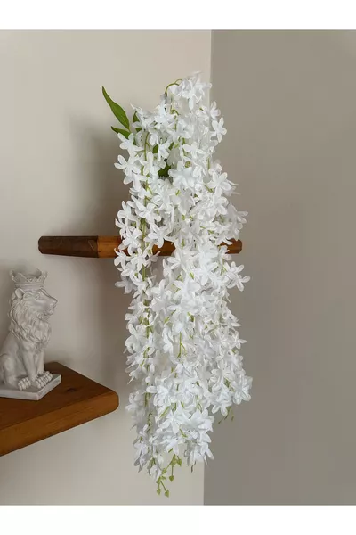 Nep Hangende Acacia Bloemdecoratie met Pot Hangende Bloemdecoratie