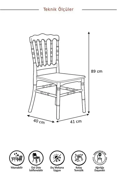 أربعة كراسي طعام سوداء من ميراي للمطبخ