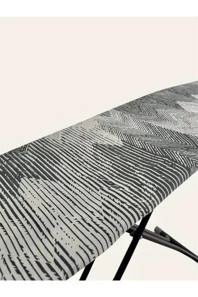 Pollycotton (*)cm Special Fire-Resistant Surface Ironing Board Cover Black/White