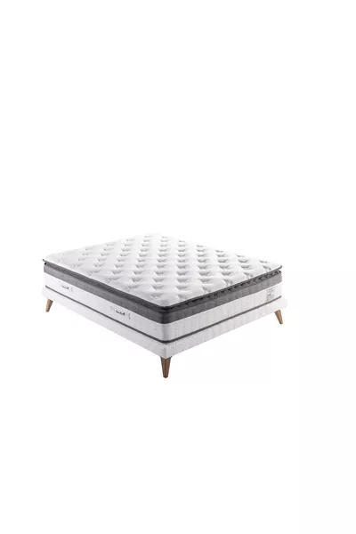 Matelas orthopédique complet Bio Night 5 Zone avec mousse à mémoire de forme, coussin en gel et ressorts ensachés