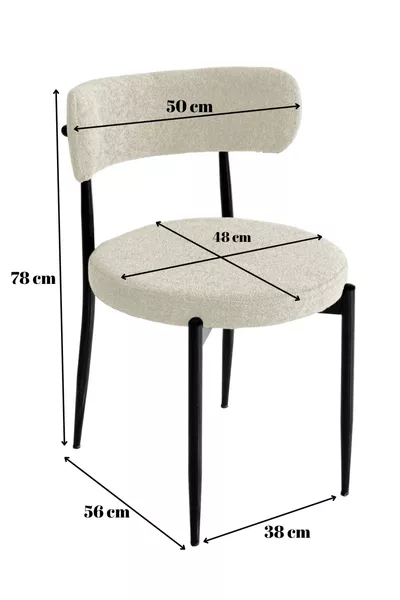 1 БРОЙ СТОЛ ЗА КУХНЯ, БАЛКОН, ХОЛ ELISA, ПАМУЧНА ТЪКАН TEDY