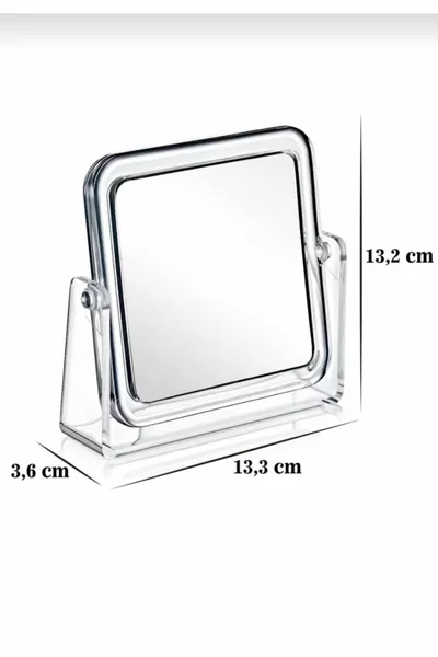 Double-Sided Square Mirror, Beauty Care Mirror for Makeup