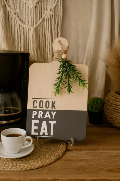 Decorative Cutting Board Style Scandinavian Kitchen Counter Ornament (* CM) & (EXCLUDING DISPLAY STAND)