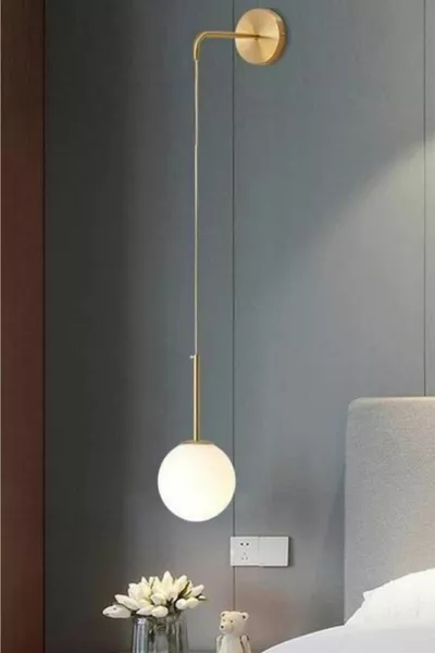 Applique en grappe simple vieillie (verre blanc)