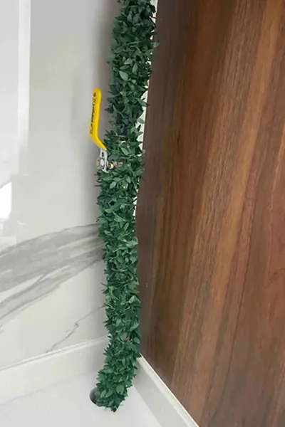 1 метър телена лоза за покриване на тръби за природен газ, декоративна украса за дома, балкона или оградата