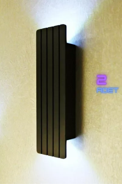 2 шт. настенного декоративного светильника с батарейками, бра, ночник, черный полуматовый, белый свет