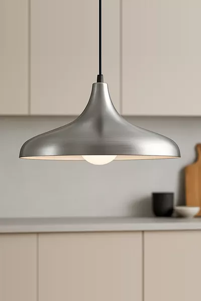 Aura Metal Enkel Chroom Hanglamp Retro Rustiek Model Modern Industrieel Keuken Hal Café Woonkamer Hanglamp