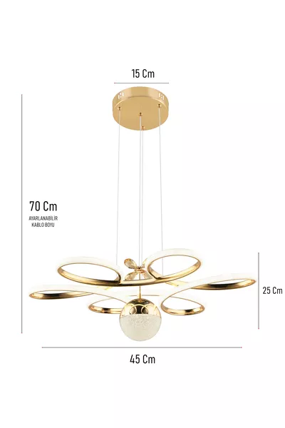 Современная подвесная люстра с розовым золотым покрытием, белый свет, светодиодная люстра для гостиной, кухни, комнаты, холла