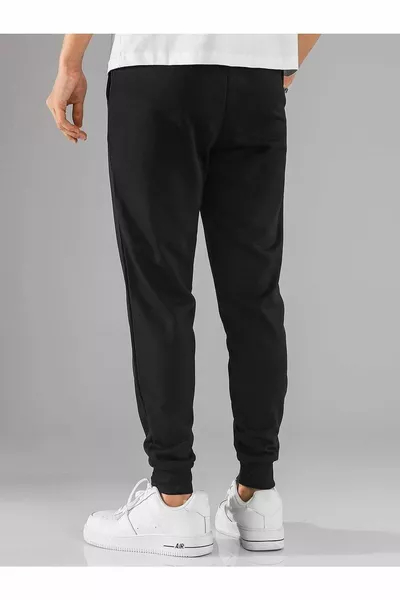 بنطال رياضي رجالي أسود