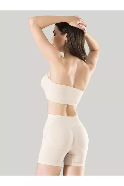  كورسيه بوكسر لتنسيق الأرداف بخياطة غير مرئية، خصر عالٍ، لتنحيف الجسم بمقاس نسائي واحد للون بشرة