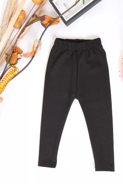 Baby Schwarze Natürliche Bio-Baumwollstrumpfhose