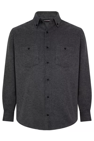 Мъжка зимна кашмирена риза с два джоба