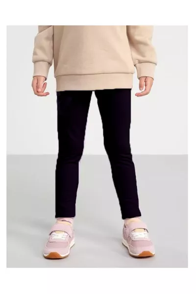 Kinderleggings aus Samtfleece 