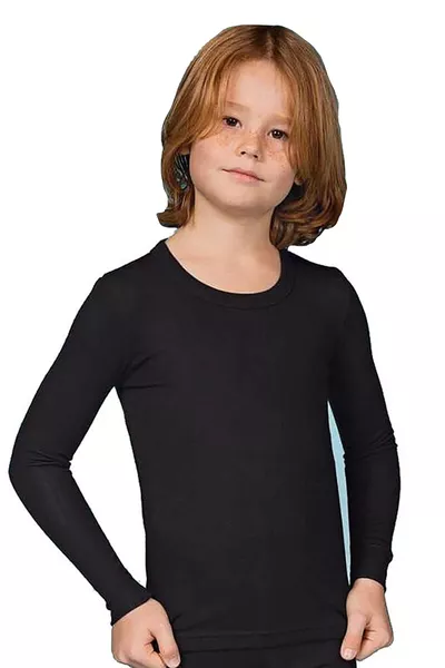 Boys' Black Thermal Top