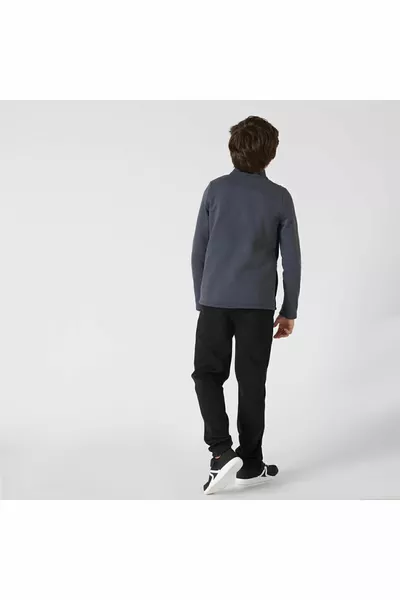 Domyos Kids Black Tracksuit - Warmy Zip