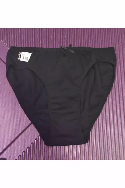 ملابس سباحة نسائية سوداء بخصر رفيع مقاس عادي 6 قطع