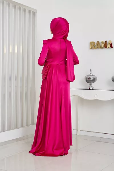ROBE DE SOIRÉE DICLE FUCHSIA