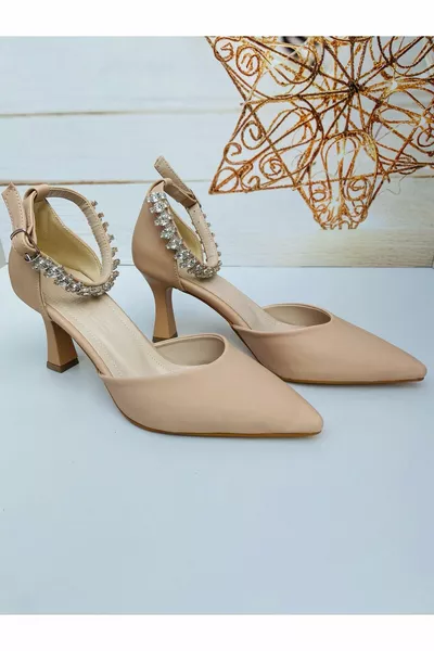 نسائي 6 سم حجر المنك الساتان مساء اللباس أحذية ر