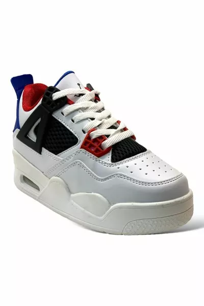 الرجعية العظام للجنسين الاطفال أبيض / أسود أحذية كرة السلة