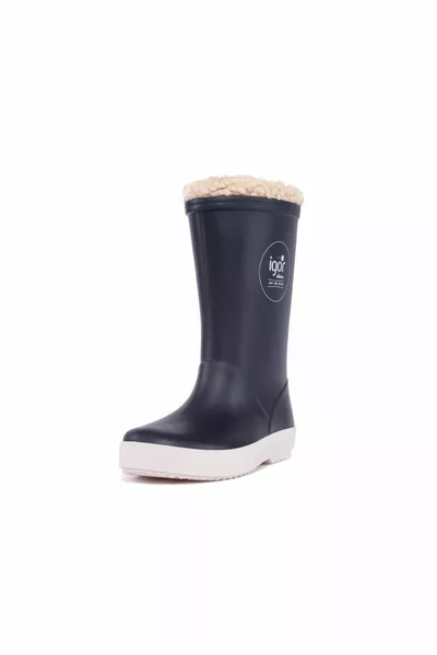  سبلاش نوتيكو للأطفال الفراء الأزرق الداكن أحذية المطر
