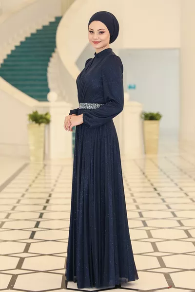 Plus Size Hijab Evening Dresses