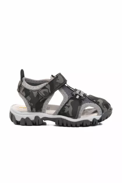 B Gris Camouflage Sandales Orthopédiques Enfants