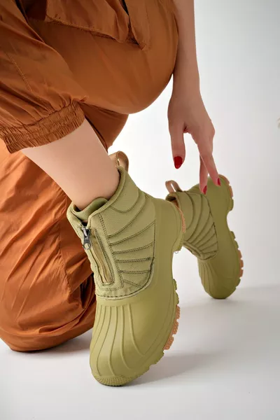 Stivali da neve con suola antiscivolo nera casual da donna