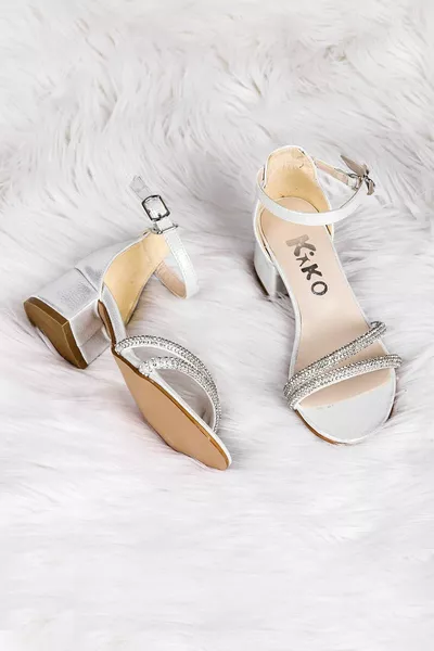 Kids  Stone Girls 3 см Босоножки на каблуке Туфли