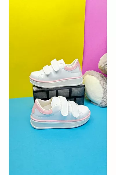 عارضة الأولاد البنات أحذية رياضية الفيلكرو خياطة مفصلة سميكة وحيد مريحة أحذية رياضية خفيفة الوزن 