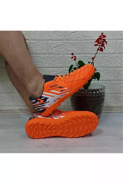 Camikaze Tf Orange Non-Slip Astroturf Football Shoes