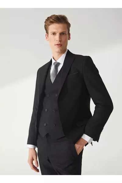 Abito Slim Fit con Gilet