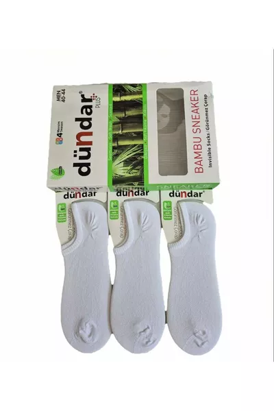 حذاء رياضي رجالي من الخيزران خالي من الخياطة معطر، مجموعة من  باللون الأبيض