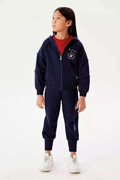 BG Store Kız Çocuk Lacivert Eşofman Üstü