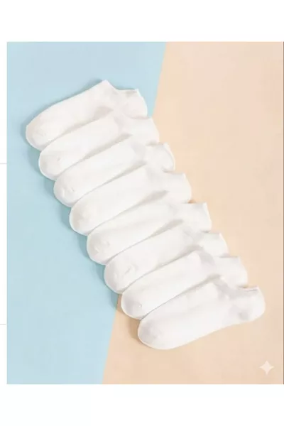  زوج من الجوارب الرياضية القصيرة الاقتصادية للجنسين