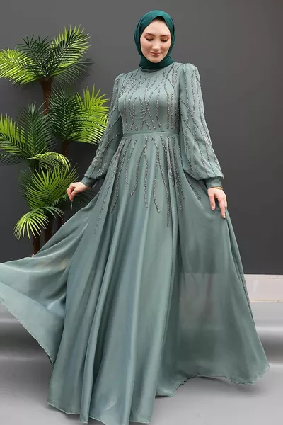 هوما جانجان مساء اللباس النعناع