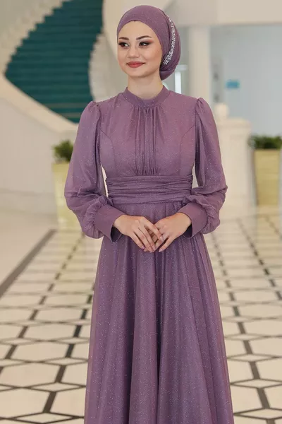 كوبرا الحجاب مساء اللباس الخزامى