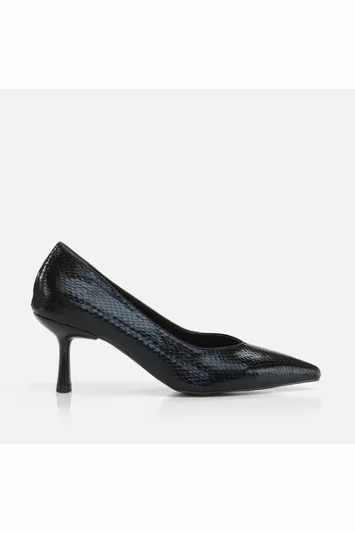 Black Pedestrian Women's Stiletto