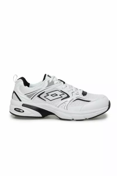 ATHENS 4FX  Heren Hardloop Wandelschoenen Wit Zwart 