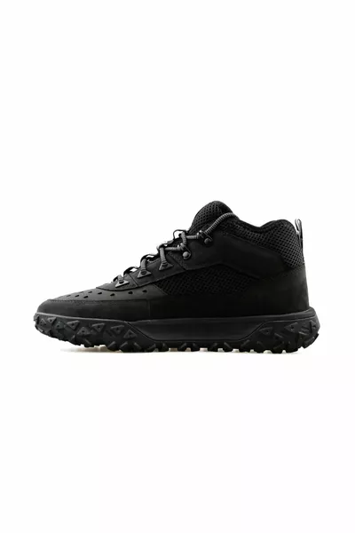 Greenstride Motion 6 Leather Super Ox Stivali Casual Uomo  Nero