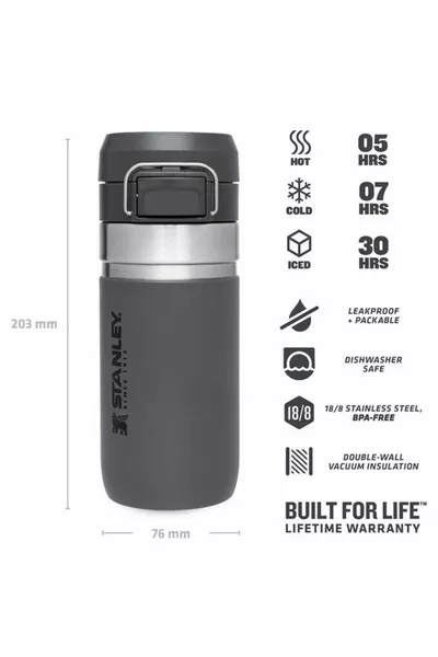 Unisex Thermos Cup The Quick Flip Water Bottle .l/oz