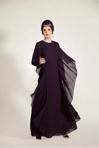 Dames Plum (K.Plum) Chiffon avondjurk 