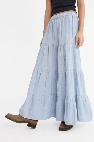 Дълга падаща се пола