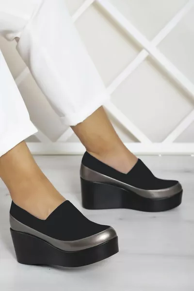 Sofia Platinum Эластичные туфли на мягком каблуке