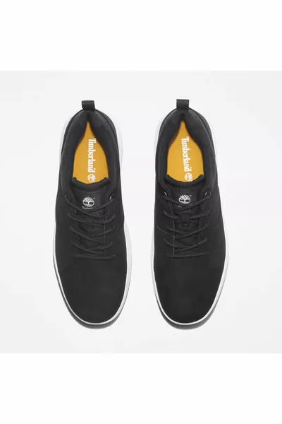 Maple Grove Leather Ox Hommes Noir Sneakers 