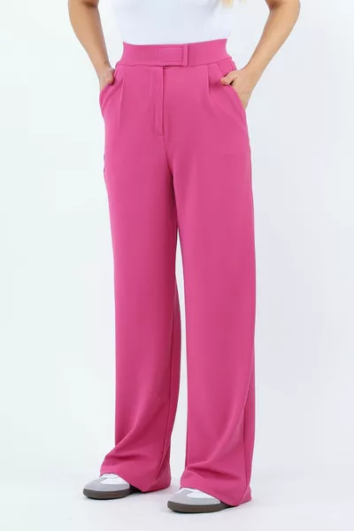 لاين نسائي ليكرا فيلكرو فوشيا بالازو بنطلون