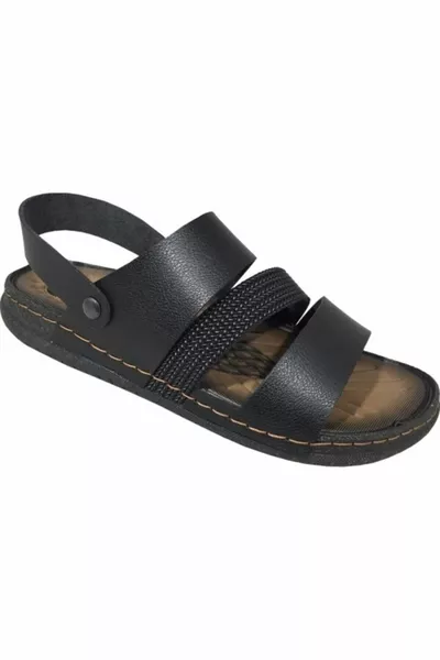 Heren Volledig Orthopedisch Lederen Casual Outdoor Sandalen Slippers - Golden Step